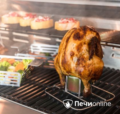 Ростер Char-Broil Grill+ для курицы с креплением для емкости в Краснотурьинске