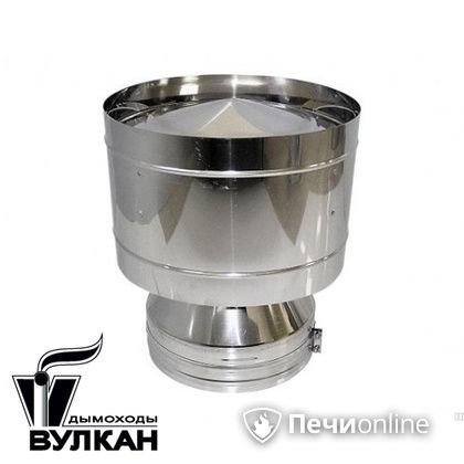 Дефлектор Вулкан DDH оцинкованный с изоляцией 50 мм D=160/260 в Краснотурьинске