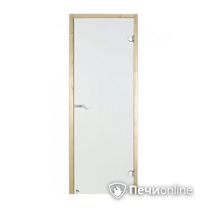 Дверь для бани Harvia Стеклянная дверь для сауны 7/19 коробка сосна сатин D71905М в Краснотурьинске